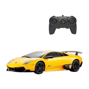 RASTAR Lamborghini R/C 1:24 Murcielago LP670-4 fjernkontrollbil (gul)