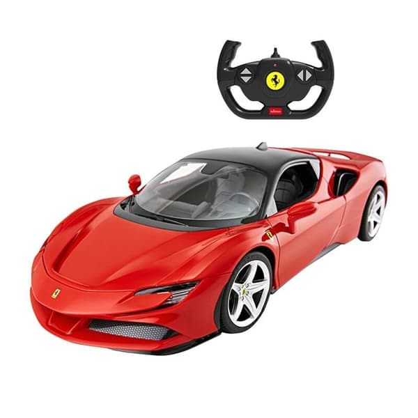 RASTAR R/C 1:14 Ferrari SF90 Stradale fjärrstyrd bil (röd)