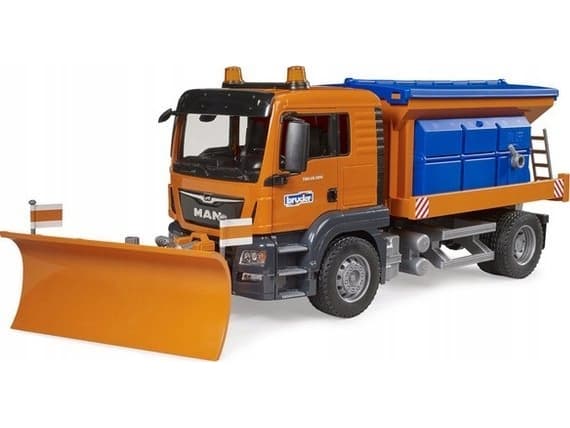 Bruder MAN TGS Winter service vehicle with plow blade toy