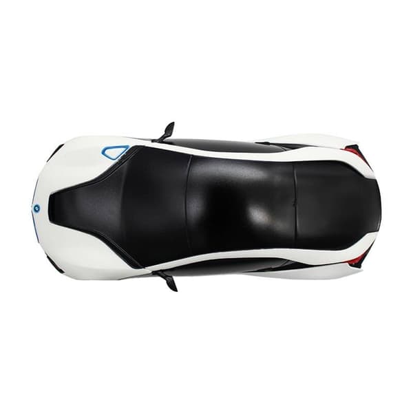 RASTAR R/C 1:24 BMW i8 fjernstyret bil - UV-følsom (hvid og gul)