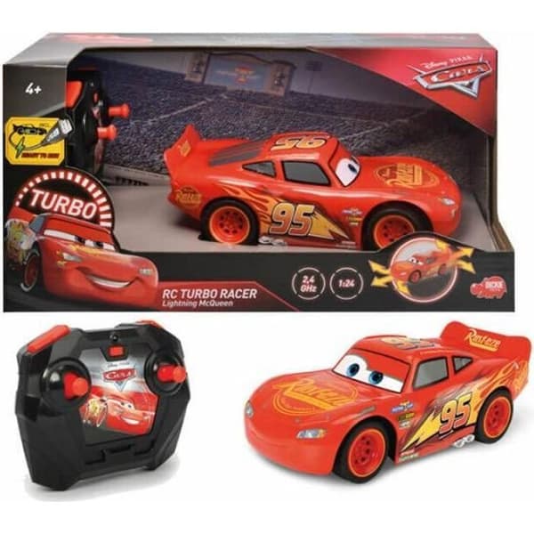 Fjärrstyrd bil - Cars 3 - Lightning McQueen - 1/24 skala - Barnleksak