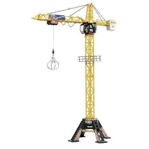 Mega Radiostyrd Kran - SMOBY - Mega Crane Dickie - 120cm - Gul och Svart