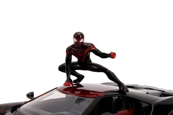 Marvel Spider-Man Miles Morales 2017 Ford GT med Figur 1:24