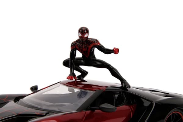 Marvel Spider-Man Miles Morales 2017 Ford GT med Figur 1:24