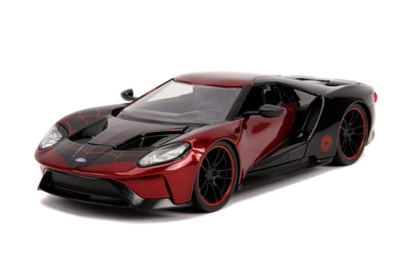 Marvel Spider-Man Miles Morales 2017 Ford GT med Figur 1:24
