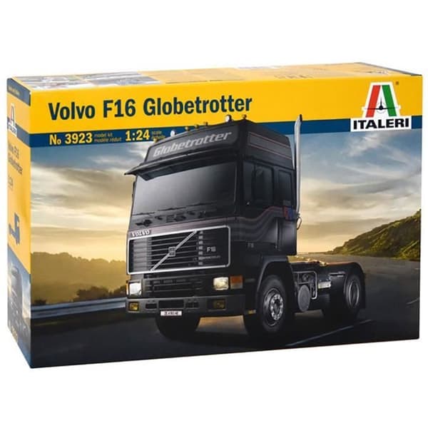 Lastbilsmodell - ITALERI - Volvo F-16 Globetrotter - 24 cm - För vuxna - Enfärgad