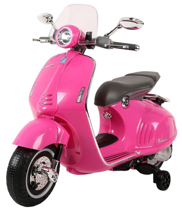 Vespa Ride-on scooter med MP3 från 3 år, rosa, Sun Baby