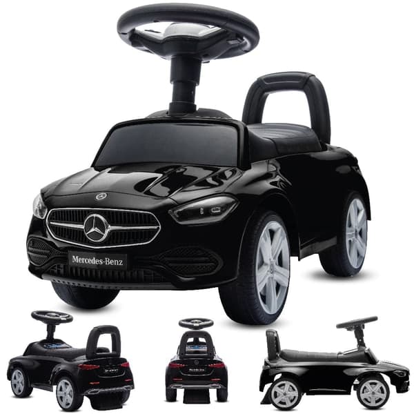 Sun Baby Gåbil för barn Mercedes C-Class Svart