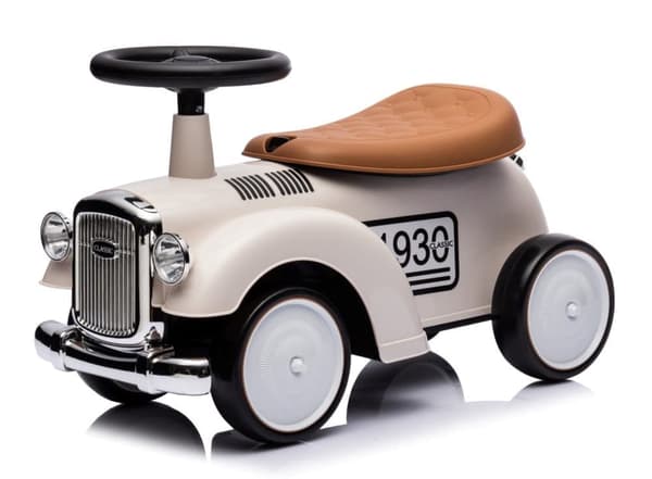 Työntövaunu lapsille lasten auto Retro ecru  Sun Baby