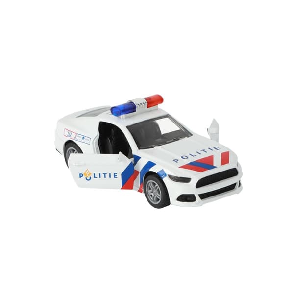 112 Pull-Back Police Sports Car 1:36 + Ljus och ljud