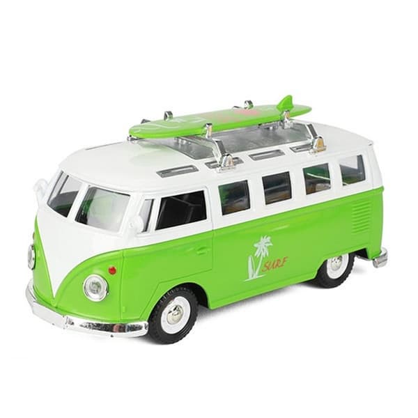 Metal VW Bus + Lys og Lyd Sortiment
