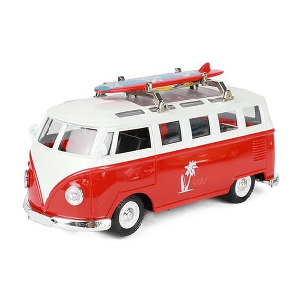 Metal VW Bus + Lys og Lyd Sortiment