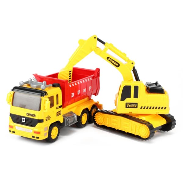 Biler & Lastbiler Dumper med gravemaskinelys & Sund