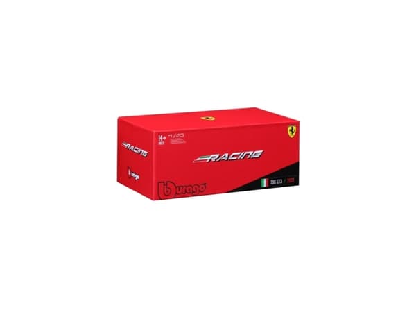BBURAGO Ferrari 296 GT3, Sportsbil, Montert på forhånd, 1:43, Ferrari Racing 296 GT3, Alle kjønn, Metall, Plast