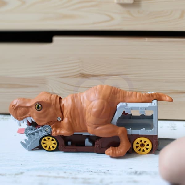 WOOPIE Dinosaur Bilkaster + Bil 1 stk.