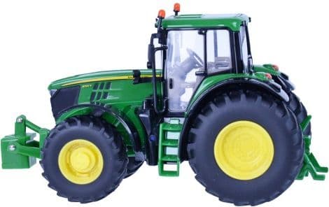 Tomy John Deere 6195M, Traktor, Farm, 3 År, Metall, Plast, Svart, Grön, Gul