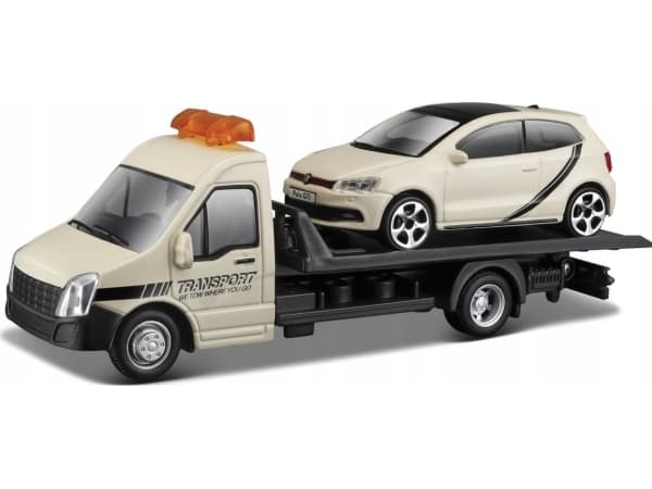 Bburago BBU 1:43 StreetFire FlatTran.VWPoloGTI pilkas 31403