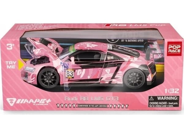 Daffi Model RMZ Hobby 1:32 AudiR8 2015 pink H-113 81130