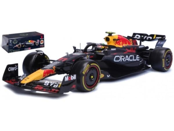 BBURAGO Red Bull Rb19, Sportsbil, Montert på forhånd, 1:24, RedBull RB19, Alle kjønn, Metall, Plast