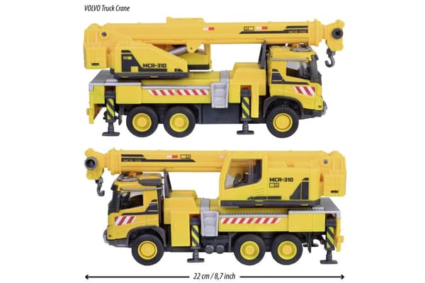 Majorette Volvo Kranlastbil 22 cm