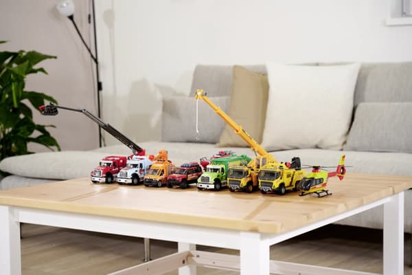 Majorette Volvo Kranlastbil 22 cm