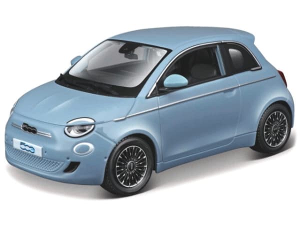 BBURAGO Fiat 500e 1:24, Bybil, Montert på forhånd, 1:24, Fiat 500e, Alle kjønn, Metall, Plast