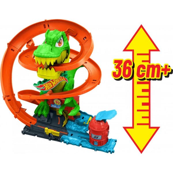 Hot Wheels City T-Rex Blaze Battle bilbane
