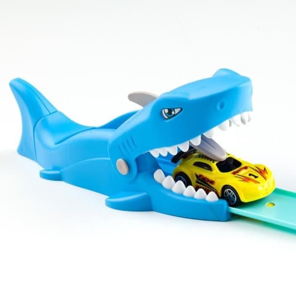 Racerbana - Moltó - Shark Track - 1 looping 360 - 1 friktionsbil - 6 tillbehör