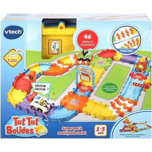 VTECH - Tut Tut Bolides - Twist Multitrack Super Pack