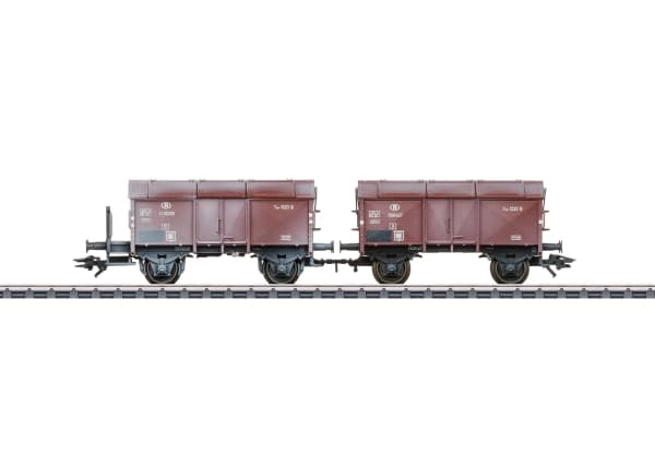 Märklin 46018 H0 2 SNCB:n tyypin 1520 B saranoidun kannen vaunusarja (46018)
