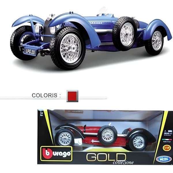 BBurago Collectible metal car 1/18 Bugatti type 59