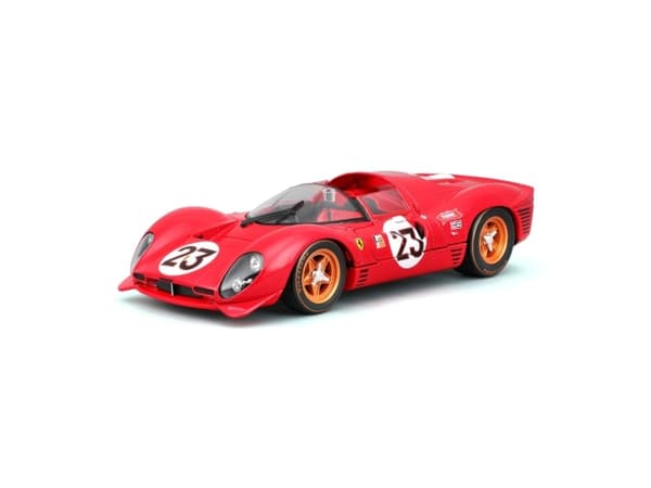 BBURAGO Ferrari 330 P4 Daytona, Superbil, Montert på forhånd, 1:24, Ferrari 330 P4 Daytona, Alle kjønn, Metall, Plast