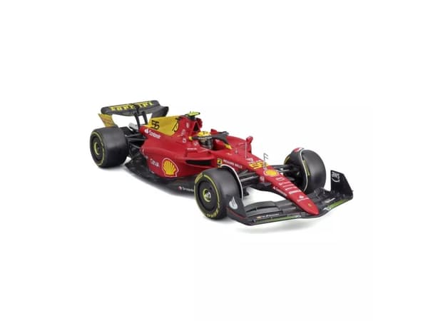 BBURAGO Ferrari F1-75, Sportsbil, Montert på forhånd, 1:24, Ferrari F1-75, Alle kjønn, Metall, Plast