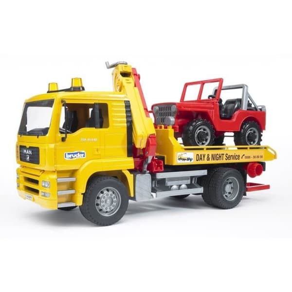 BRUDER - 2750 - Manreparationsbil + Portal och jeepskala 1/16 - 49,5 cm