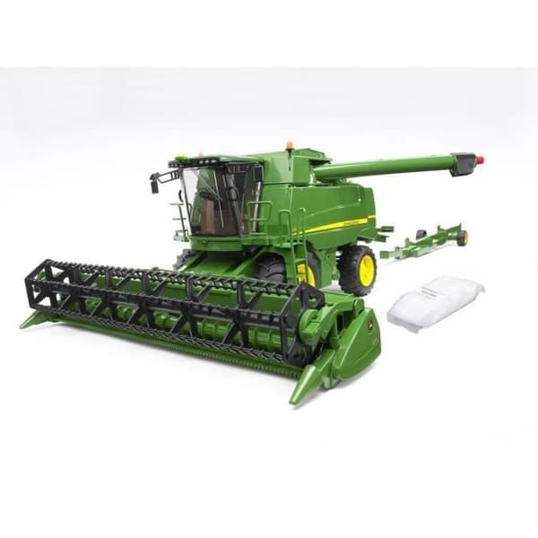 John Deere T670i BRUDER skördare - Skala 1:16 - 60 cm - Med vagn och spannmålspåse ingår