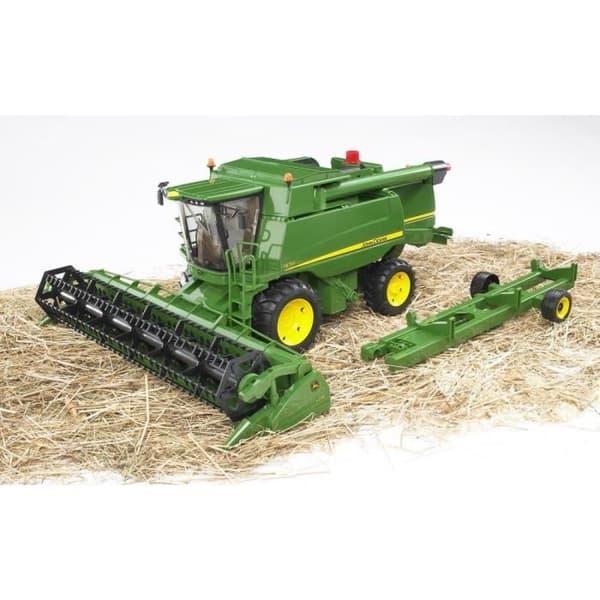 John Deere T670i BRUDER skördare - Skala 1:16 - 60 cm - Med vagn och spannmålspåse ingår