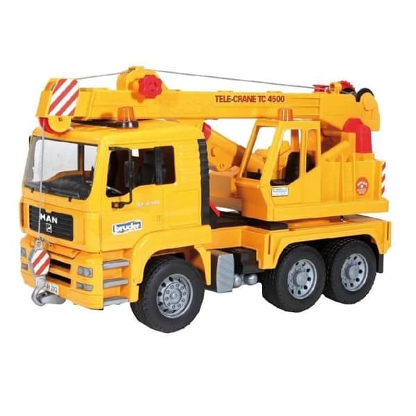 MAN Crane Truck - BRUDER - TGA 1:16 - 360°c rotation - Tiltbar