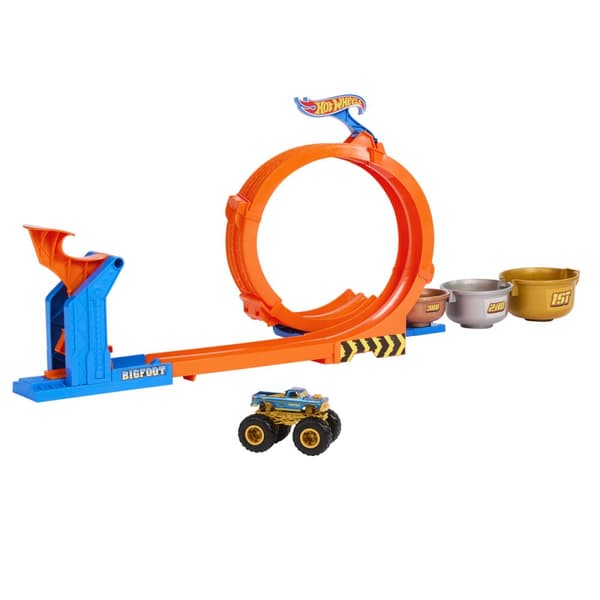 Hot Wheels Monster Trucks Loop & Flip Trophy Challenge