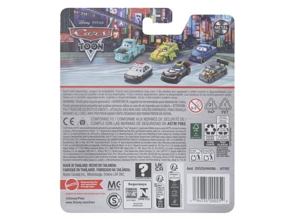 Disney Pixar Cars Disney and Pixar Cars Yokoza, Bil, 3 År, Metall, Blå, Röd