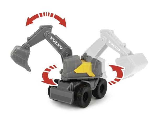 5-Pack Volvo Anläggningsfordon Dickie Toys