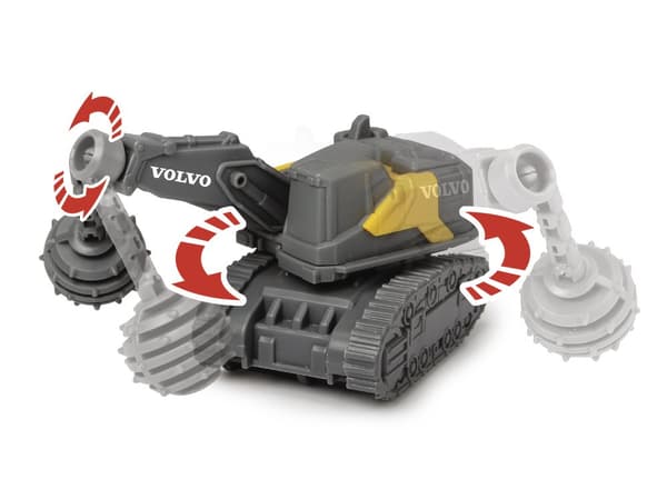 5-Pack Volvo Anläggningsfordon Dickie Toys