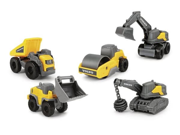 5-Pack Volvo Anläggningsfordon Dickie Toys