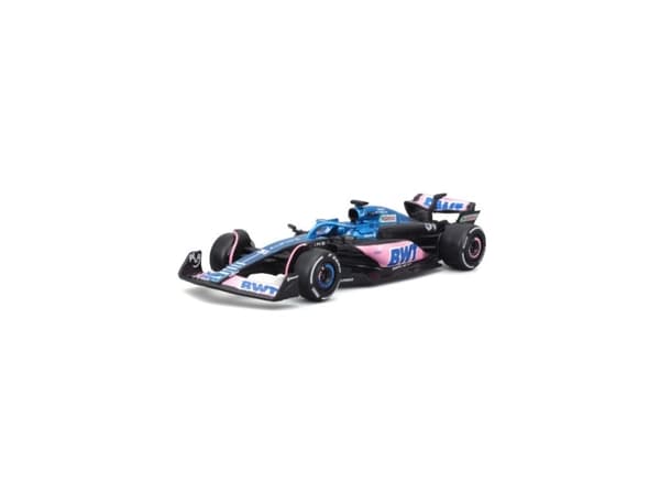 BBURAGO Renault Alpine A523 - F1, Sportsbil, Montert på forhånd, 1:43, Renault Alpine A523, Alle kjønn, Metall, Plast