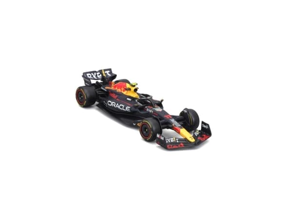 BBURAGO RedBull F1 RB19 Pérez 23, Sportsbil, Montert på forhånd, 1:43, RedBull F1 RB19, Alle kjønn, Metall, Plast