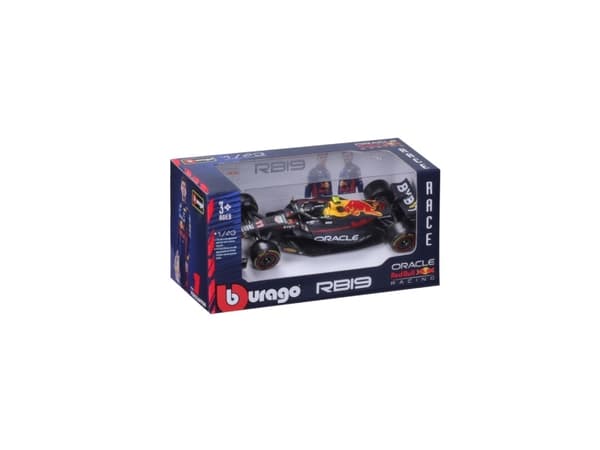 BBURAGO RedBull F1 RB19 Pérez 23, Sportsbil, Montert på forhånd, 1:43, RedBull F1 RB19, Alle kjønn, Metall, Plast