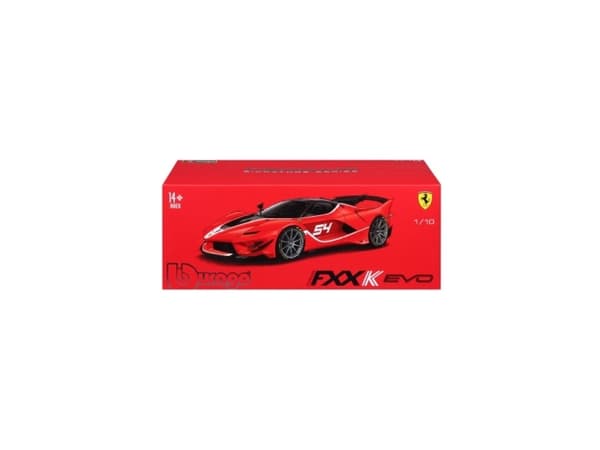BBURAGO Ferrari Signature - Ferrari FXX-K EVO #54, Superbil, Montert på forhånd, 1:18, Ferrari FXX-K EVO, Alle kjønn, Metall, Plast