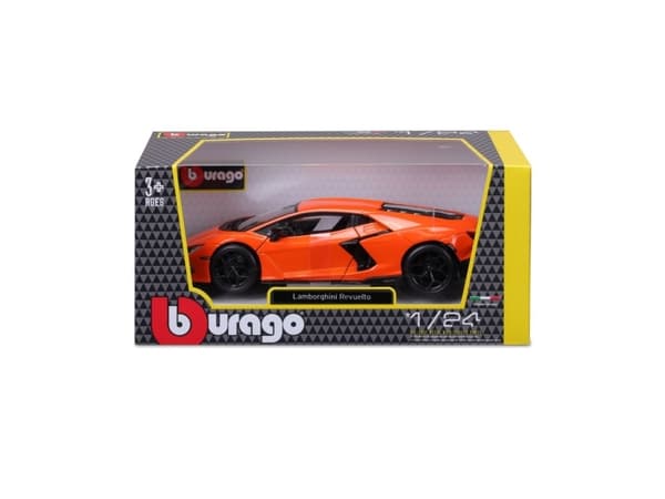 BBURAGO Lamborghini Revuelto, Superbil, Montert på forhånd, 1:24, Lamborghini Revuelto, Alle kjønn, Metall, Plast
