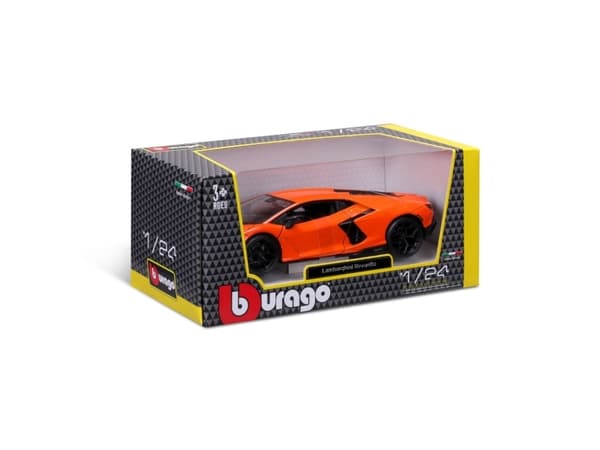 BBURAGO Lamborghini Revuelto, Superbil, Montert på forhånd, 1:24, Lamborghini Revuelto, Alle kjønn, Metall, Plast