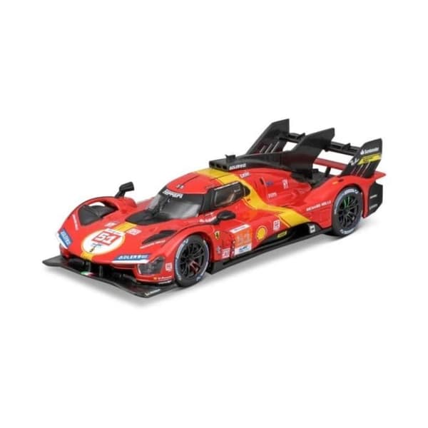 Skalmodell - BBURAGO - Ferrari 499P - 1/43 - Röd - 3.0L Turbo V6