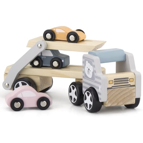 VIGA PolarB Biltransporter i Trä med Montessoribilar